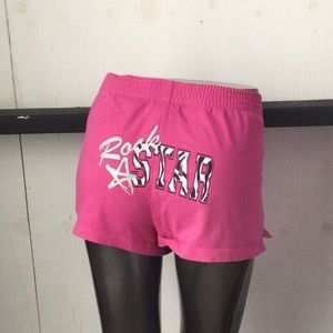 Vintage OP pink graphic y2k sweat shorts